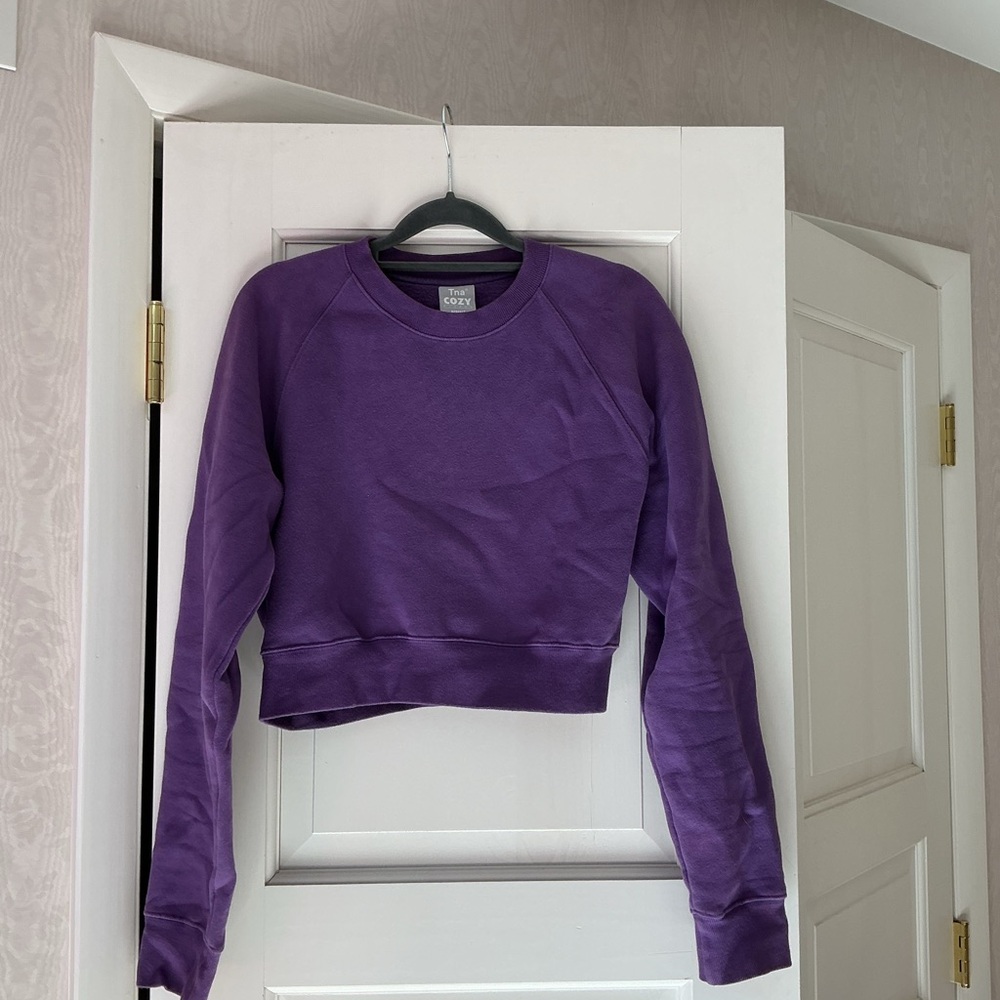 Aritzia Tna Cozy Cropped Sweatshirt